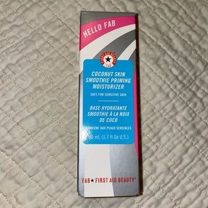 Brand new, First Aid Beauty, FAB, coconut skin Smoothie priming moisturizer